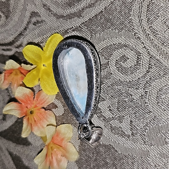 New large Larimar pendant - Picture 5 of 8